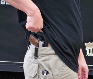 CC in waistband holster